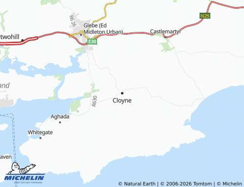 Mapa MICHELIN Cloyne - ViaMichelin