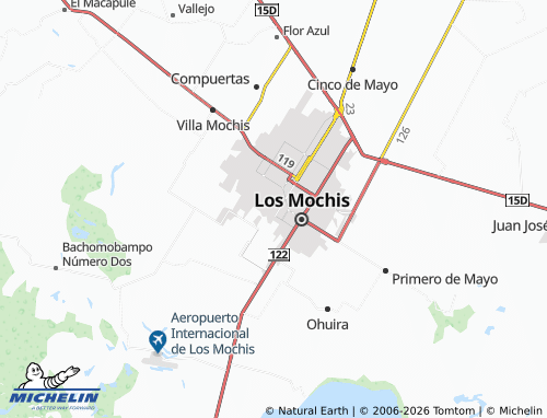 MICHELIN Conquistadores map - ViaMichelin