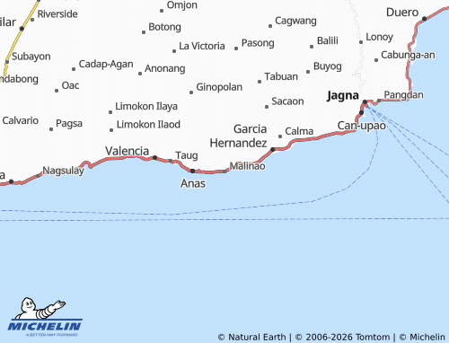 Mappa MICHELIN Malinao - ViaMichelin