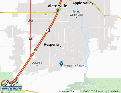 Mappa MICHELIN Hesperia - ViaMichelin