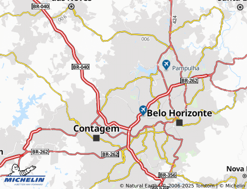 Carte MICHELIN São Gotardo - ViaMichelin