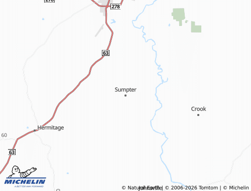 Carte MICHELIN Sumpter - ViaMichelin