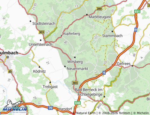 Mappa MICHELIN Wirsberg - ViaMichelin