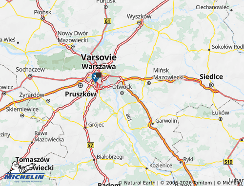 Mapa MICHELIN Otwocki - ViaMichelin