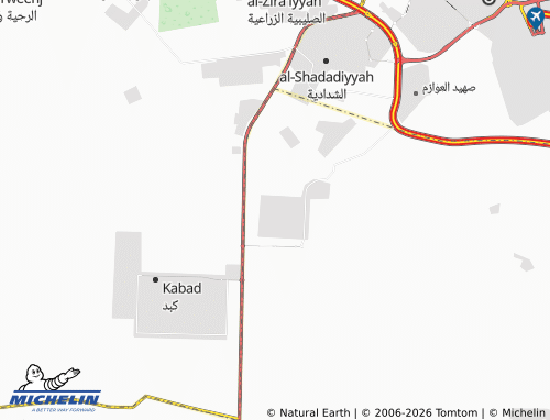 MICHELIN Rajm Khashman-Muslan Block 1 map - ViaMichelin