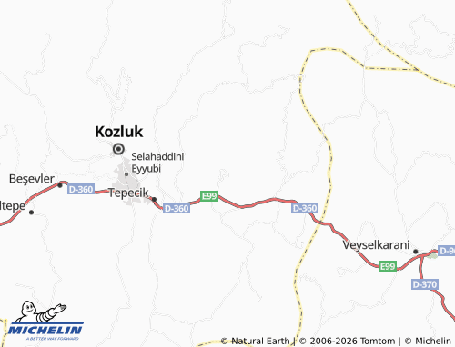 MICHELIN Tuzlagözü map - ViaMichelin