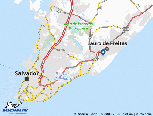 MICHELIN Nova Brasília map - ViaMichelin