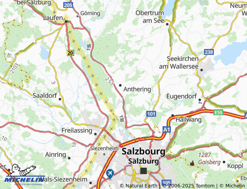 MICHELIN-Landkarte Lehen - ViaMichelin