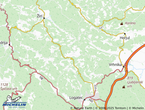 Mappa MICHELIN Rovte - ViaMichelin
