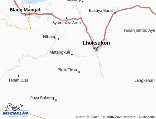 MICHELIN Krueng Pirak map - ViaMichelin