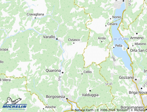 Mapa MICHELIN Cavaglia Sterna - ViaMichelin