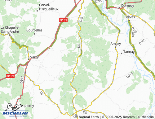 Carte MICHELIN Beuvron - ViaMichelin