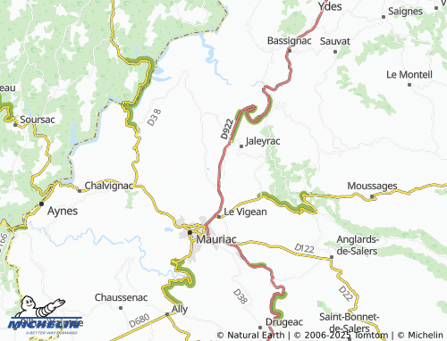 MICHELIN Boissières map - ViaMichelin
