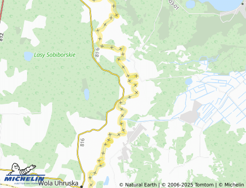 MICHELIN Zbereże map - ViaMichelin