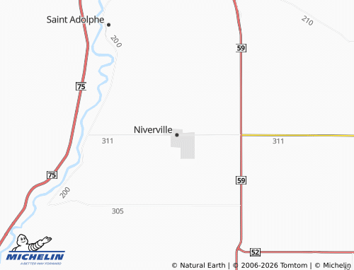 Kaart MICHELIN Niverville - ViaMichelin