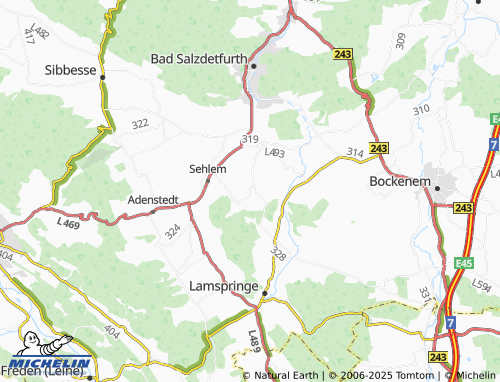 Carte MICHELIN Evensen - ViaMichelin