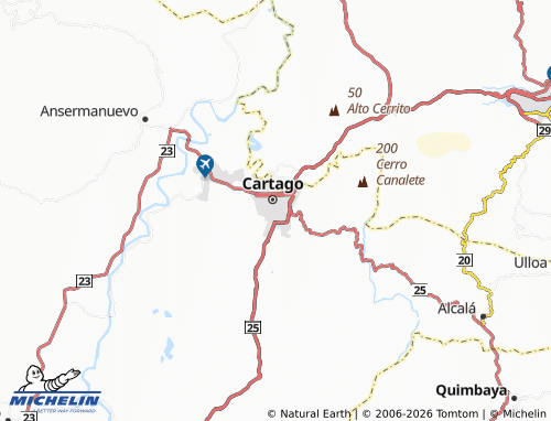 MICHELIN El Samán map - ViaMichelin