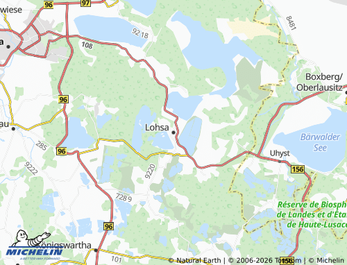 MICHELIN Lohsa map - ViaMichelin