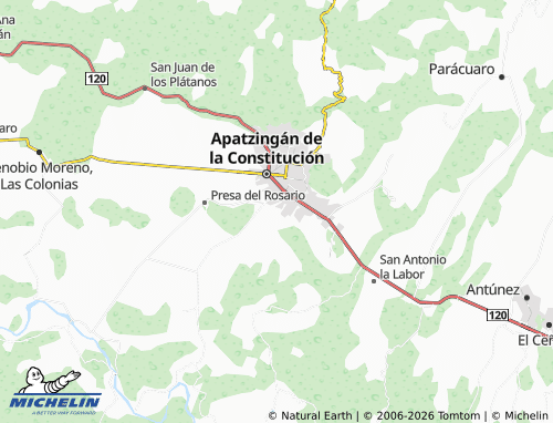 MICHELIN El Regadío map - ViaMichelin