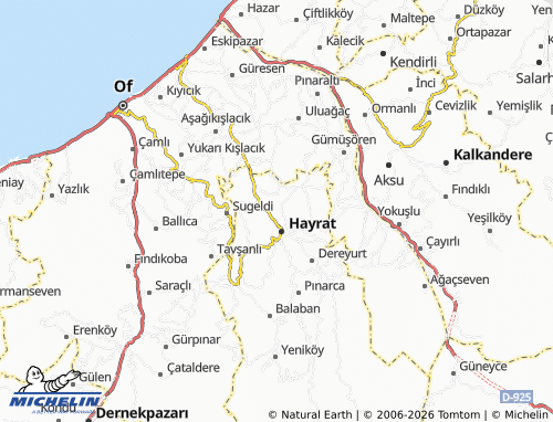 MICHELIN Görgülü map - ViaMichelin