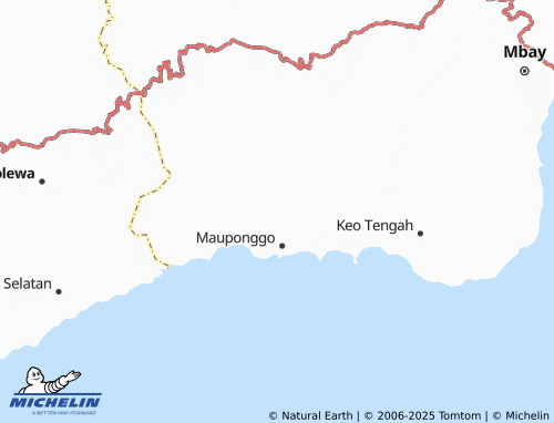 MICHELIN Sawu map - ViaMichelin