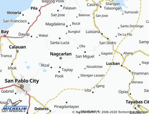 MICHELIN Liliw map - ViaMichelin
