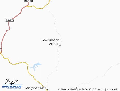 Mapa MICHELIN Governador Archer - ViaMichelin