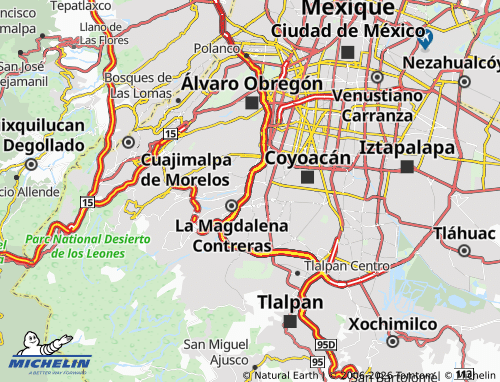 Mapa MICHELIN Progreso Tizapán - ViaMichelin