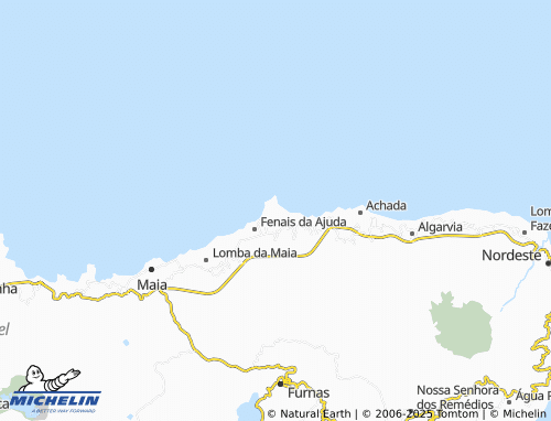 MICHELIN Lomba de São Pedro map - ViaMichelin