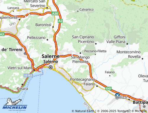 MICHELIN Mandrizzo map - ViaMichelin