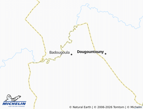 MICHELIN Badougoula map - ViaMichelin