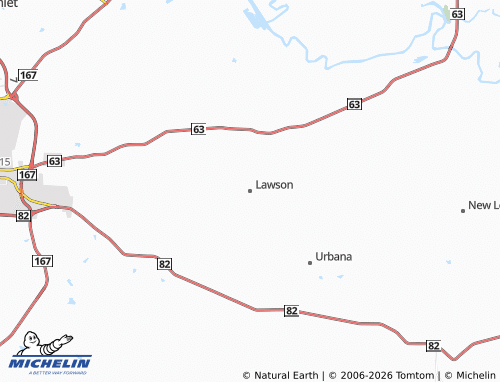 Mappa MICHELIN Lawson - ViaMichelin