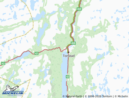 Kaart MICHELIN Finsnes - ViaMichelin