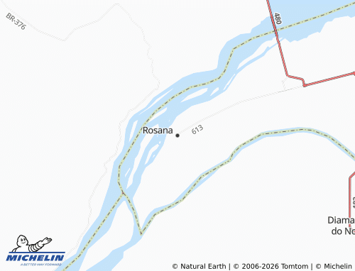 Mapa MICHELIN Rosana - ViaMichelin