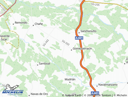 MICHELIN Chatún map - ViaMichelin