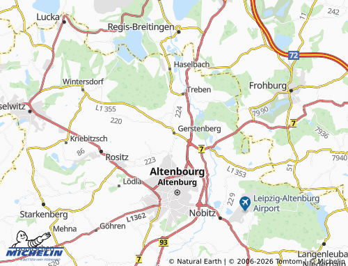 Mapa MICHELIN Gerstenberg - ViaMichelin