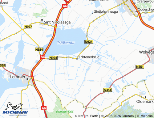 Carte MICHELIN Echtenerbrug - ViaMichelin
