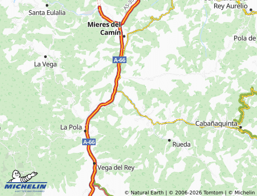 MICHELIN-Landkarte Bustiello - ViaMichelin