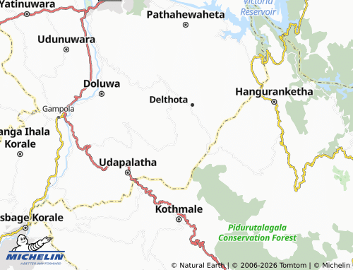MICHELIN Ududeniya2 map - ViaMichelin