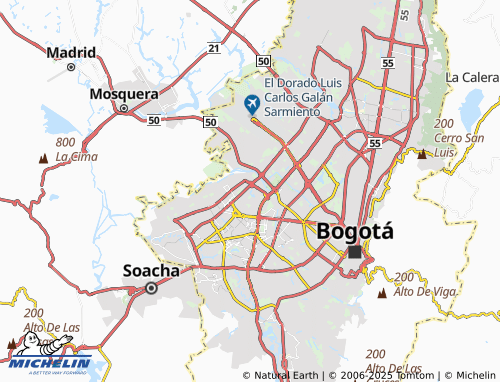 MICHELIN El Vergel Oriental map - ViaMichelin