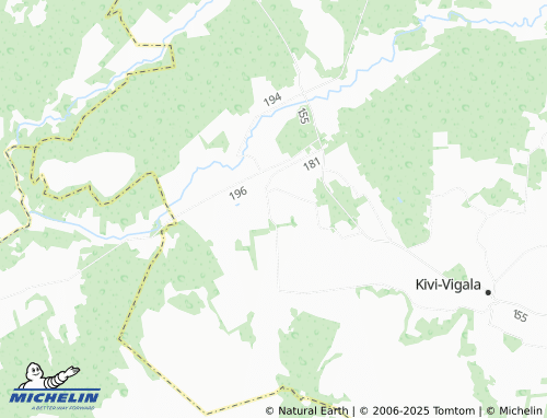 MICHELIN Vängla map - ViaMichelin