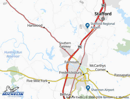 Carte MICHELIN Southern Gateway - ViaMichelin