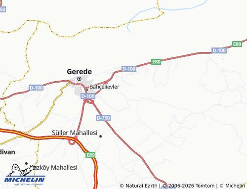 Mapa MICHELIN Sungurlar - ViaMichelin