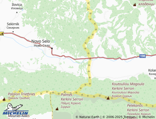 MICHELIN Novo Konjarevo map - ViaMichelin