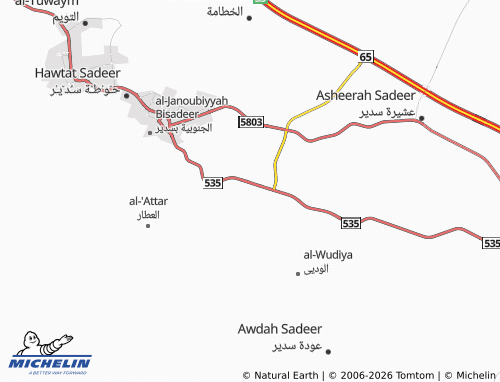MICHELIN-Landkarte al-Khaleej - ViaMichelin