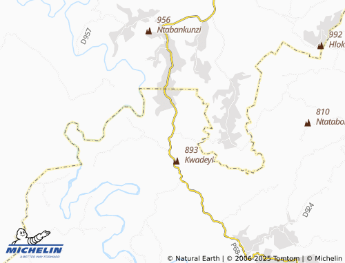 MICHELIN KwaMagugu map - ViaMichelin