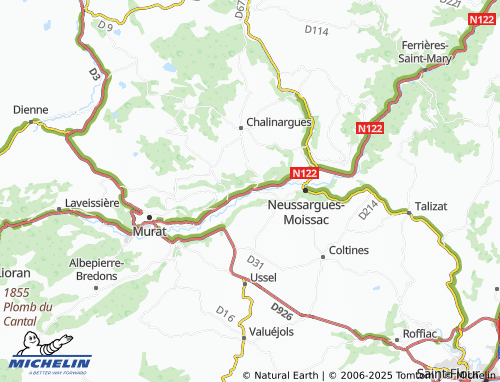 MICHELIN La Choulou map - ViaMichelin