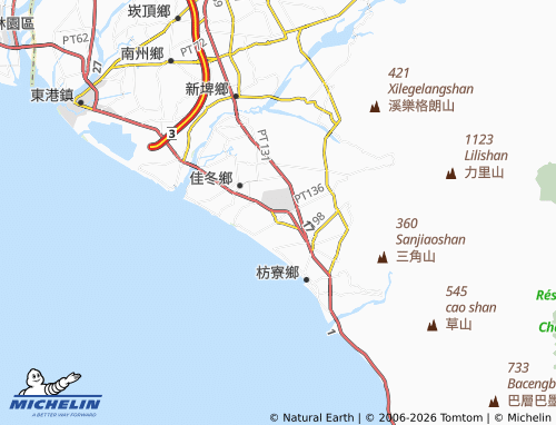 MICHELIN Donghai map - ViaMichelin