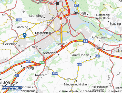 MICHELIN Freindorf map - ViaMichelin