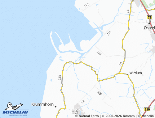 MICHELIN Greetsiel map - ViaMichelin